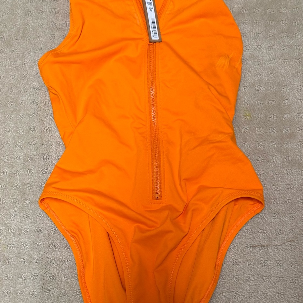 SKIMS Orange Women Swim One Piece